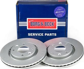 Borg & Beck BBD4245 - Bremžu diski www.autospares.lv