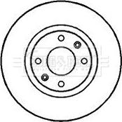 Borg & Beck BBD4246 - Bremžu diski www.autospares.lv