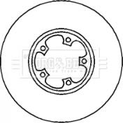 Borg & Beck BBD4241 - Bremžu diski autospares.lv