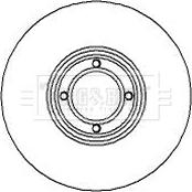 Borg & Beck BBD4264 - Bremžu diski www.autospares.lv