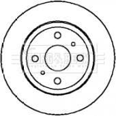 Borg & Beck BBD4210 - Bremžu diski www.autospares.lv