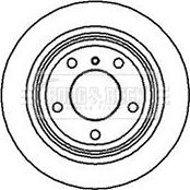 Borg & Beck BBD4218 - Bremžu diski www.autospares.lv