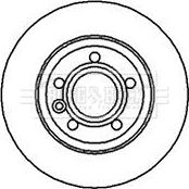 Borg & Beck BBD4213 - Bremžu diski autospares.lv