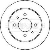 Borg & Beck BBD4282 - Bremžu diski www.autospares.lv