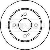 Borg & Beck BBD4235 - Bremžu diski www.autospares.lv