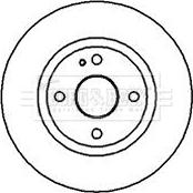 Borg & Beck BBD4227 - Bremžu diski www.autospares.lv