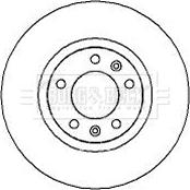 Borg & Beck BBD4279 - Bremžu diski www.autospares.lv