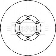 Borg & Beck BBD4750 - Bremžu diski www.autospares.lv