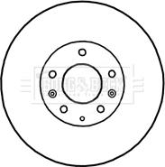 Borg & Beck BBD4751 - Bremžu diski www.autospares.lv