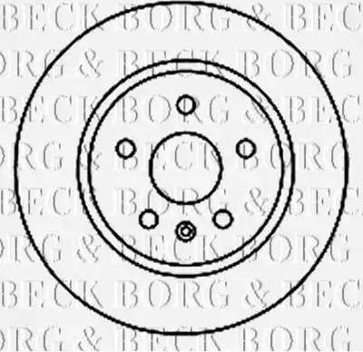 Borg & Beck BBD4766 - Bremžu diski www.autospares.lv