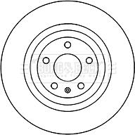 Borg & Beck BBD5949S - Bremžu diski www.autospares.lv