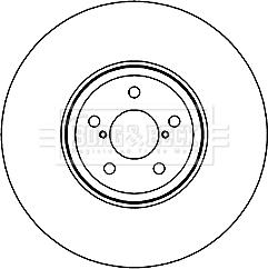 Borg & Beck BBD5959S - Bremžu diski www.autospares.lv