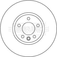 Borg & Beck BBD5964S - Bremžu diski www.autospares.lv