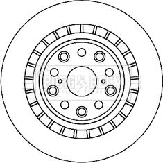 Borg & Beck BBD5962S - Bremžu diski www.autospares.lv