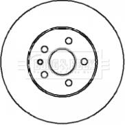 Borg & Beck BBD5911S - Bremžu diski www.autospares.lv