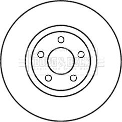 Borg & Beck BBD5979S - Bremžu diski www.autospares.lv