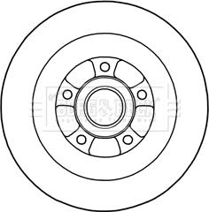 Borg & Beck BBD5970S - Bremžu diski autospares.lv