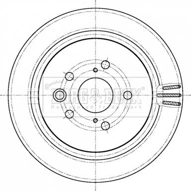 Borg & Beck BBD5445 - Bremžu diski www.autospares.lv