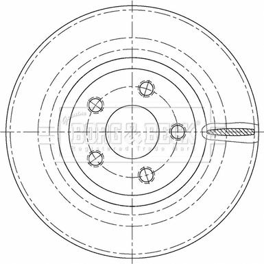 Borg & Beck BBD5465 - Brake Disc www.autospares.lv