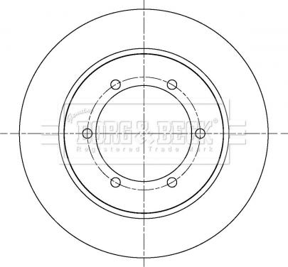 Borg & Beck BBD5414 - Bremžu diski www.autospares.lv