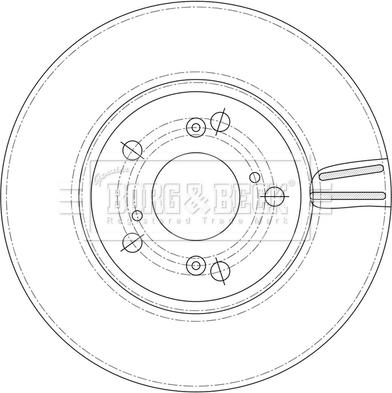 Borg & Beck BBD5593 - Bremžu diski www.autospares.lv