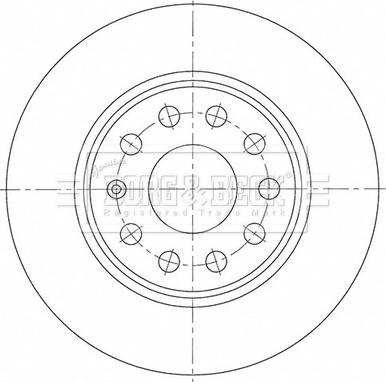 Borg & Beck BBD5526 - Bremžu diski www.autospares.lv