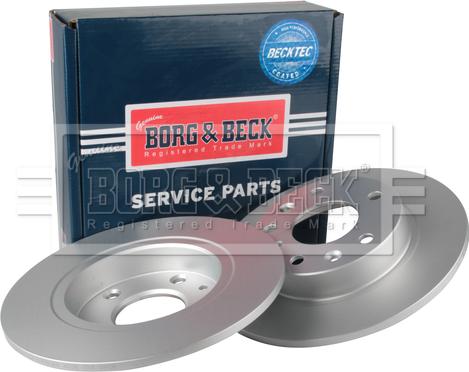 Borg & Beck BBD5663 - Bremžu diski www.autospares.lv