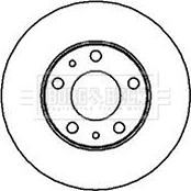 Borg & Beck BBD5094 - Brake Disc www.autospares.lv