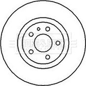 Borg & Beck BBD5092 - Bremžu diski www.autospares.lv