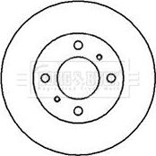 Borg & Beck BBD5097 - Bremžu diski www.autospares.lv