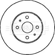 Borg & Beck BBD5045 - Bremžu diski www.autospares.lv