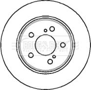 Borg & Beck BBD5055 - Bremžu diski www.autospares.lv