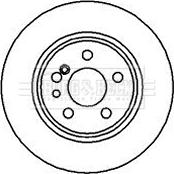 Borg & Beck BBD5004 - Bremžu diski www.autospares.lv