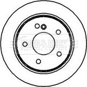 Borg & Beck BBD5001 - Bremžu diski www.autospares.lv