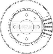 Borg & Beck BBD5007 - Bremžu diski www.autospares.lv