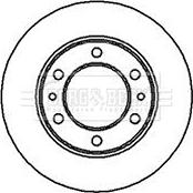 Borg & Beck BBD5036 - Bremžu diski www.autospares.lv