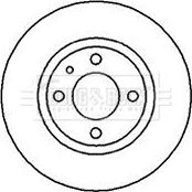 Borg & Beck BBD5021 - Bremžu diski www.autospares.lv