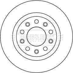 Borg & Beck BBD5194 - Bremžu diski www.autospares.lv