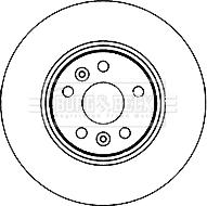 Borg & Beck BBD5190 - Bremžu diski www.autospares.lv