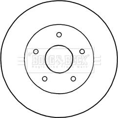 Borg & Beck BBD5192 - Bremžu diski autospares.lv