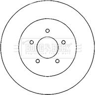 Borg & Beck BBD5146 - Bremžu diski www.autospares.lv