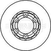 Borg & Beck BBD5152 - Bremžu diski www.autospares.lv