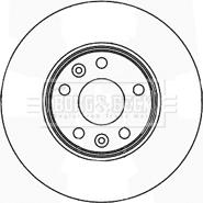 Borg & Beck BBD5163 - Bremžu diski www.autospares.lv