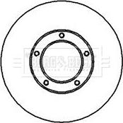 Borg & Beck BBD5105 - Bremžu diski www.autospares.lv