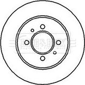 Borg & Beck BBD5101 - Bremžu diski www.autospares.lv