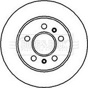 Borg & Beck BBD5102 - Bremžu diski www.autospares.lv