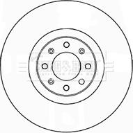 Borg & Beck BBD5186 - Bremžu diski www.autospares.lv