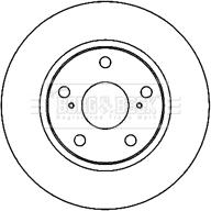 Borg & Beck BBD5183 - Bremžu diski www.autospares.lv