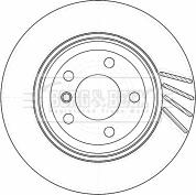 Borg & Beck BBD5136 - Bremžu diski www.autospares.lv