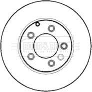 Borg & Beck BBD5131 - Bremžu diski autospares.lv